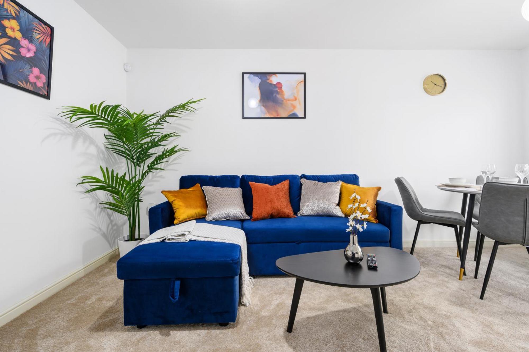 Casa de férias Free Parking At Comfy Manchester Home, 6Mins To Manchester City Center *